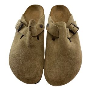 Birkenstock | Shoes | Birkenstock Boston Leather Suede Men 35 47 Size 4 |  Poshmark